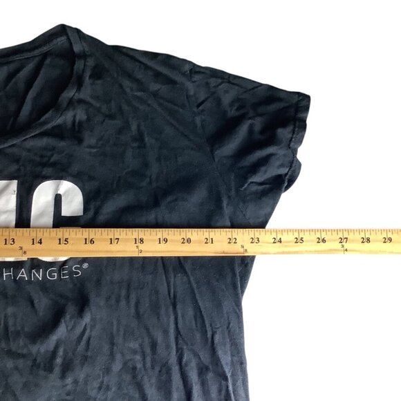 Total Life Changes Black Womens T-Shirt 2XL 100% Cotton Lightweight Anvil Brand - Picture 10 of 15
